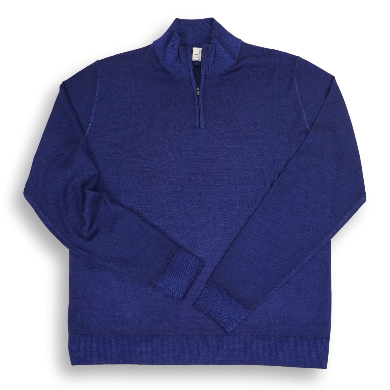 100% Merino Wool 1-Ply Quarter Zip Sweater