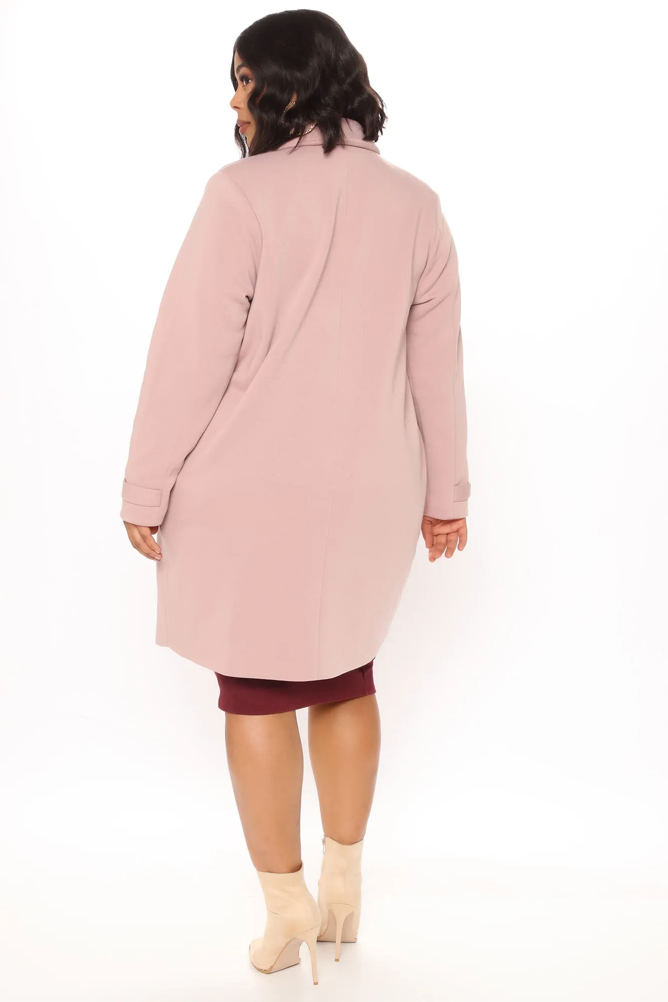 All Business Baby Coat - Mauve