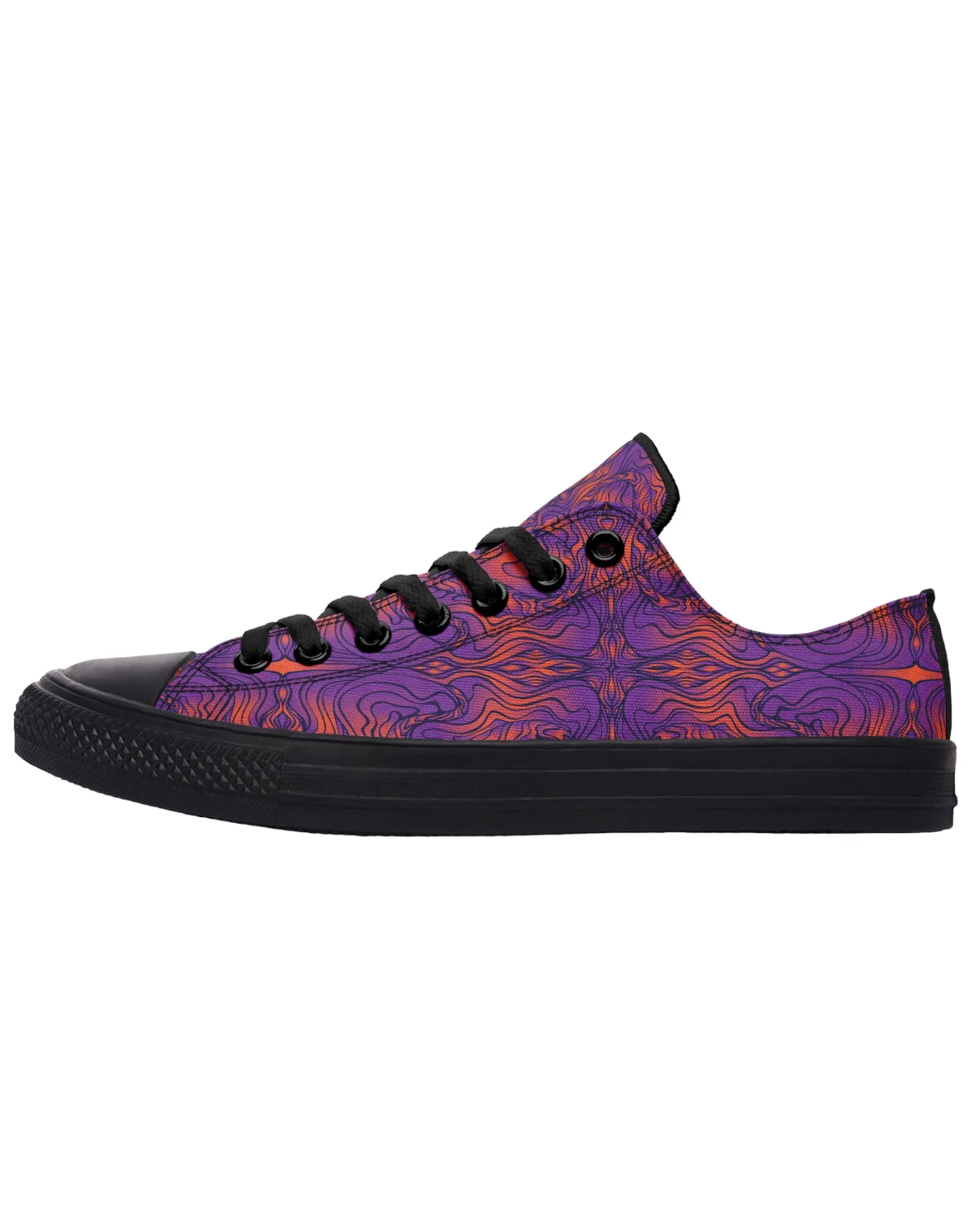 Amethyst Fire Festival Low Tops