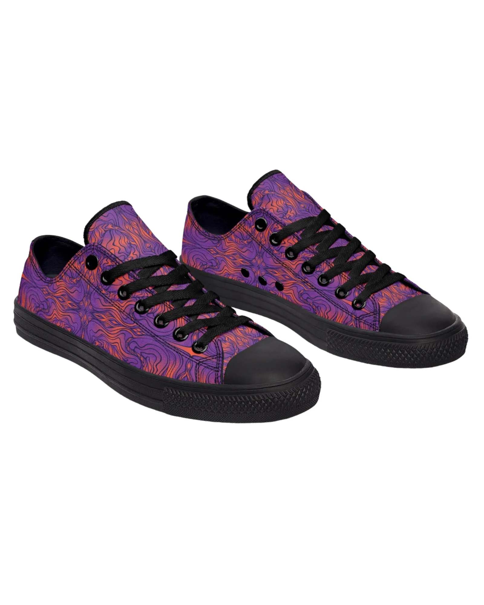 Amethyst Fire Festival Low Tops