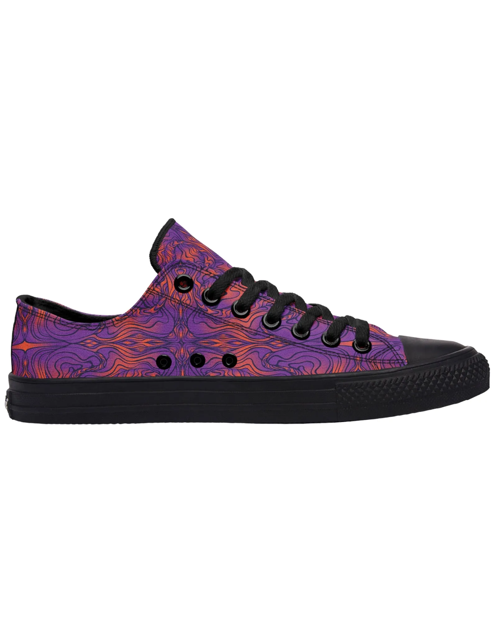 Amethyst Fire Festival Low Tops