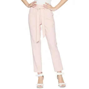 BCBGeneration Womens Paperbag Belted Ankle Pants