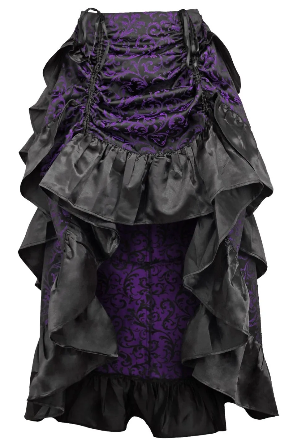 Brocade Steampunk Bustle Skirt