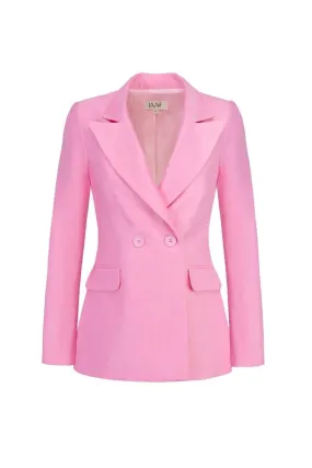 BUBBLEGUM DOUBLE-BREASTED BLAZER