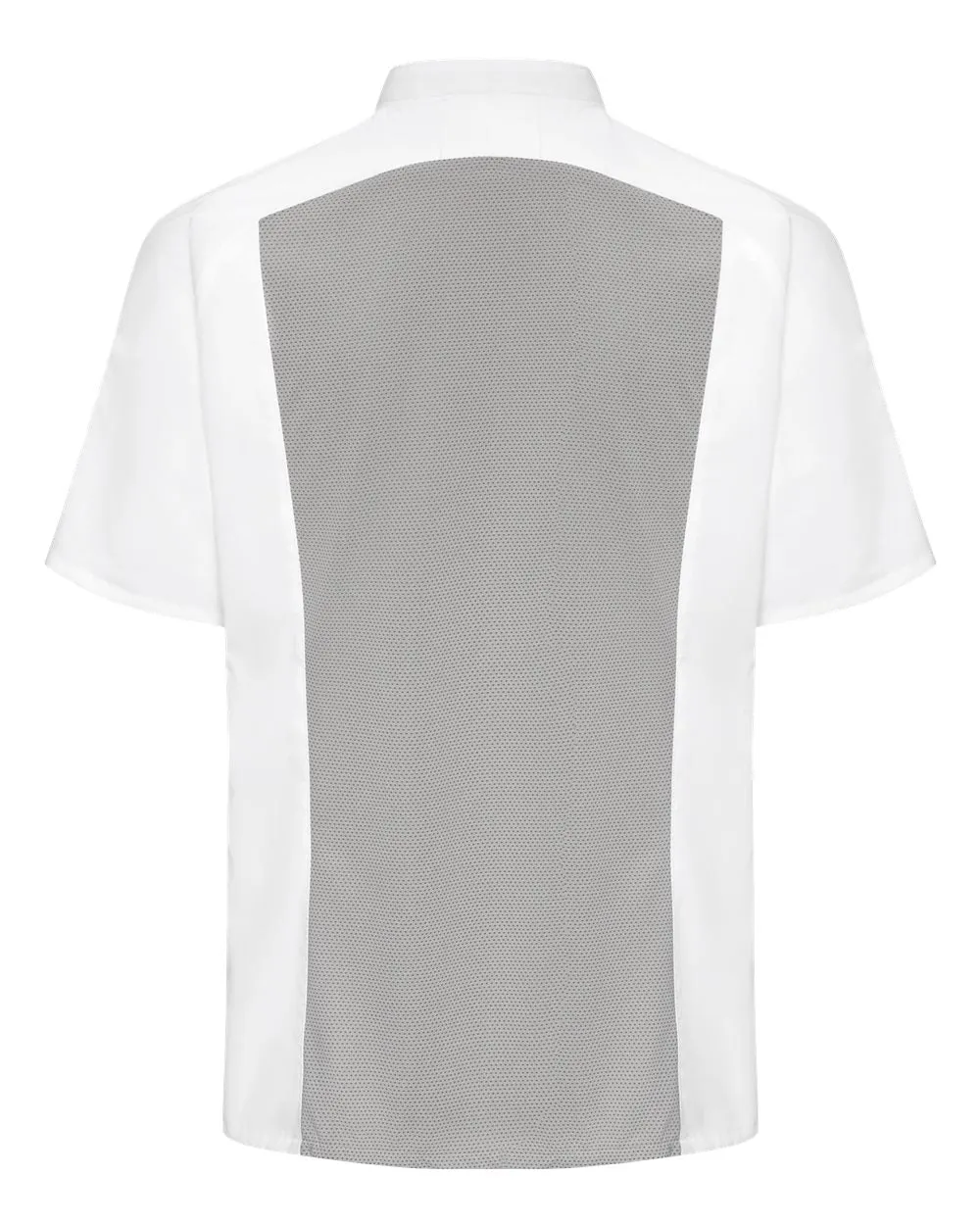 Chef Designs - Airflow Raglan Chef Coat - White Grey / Mesh