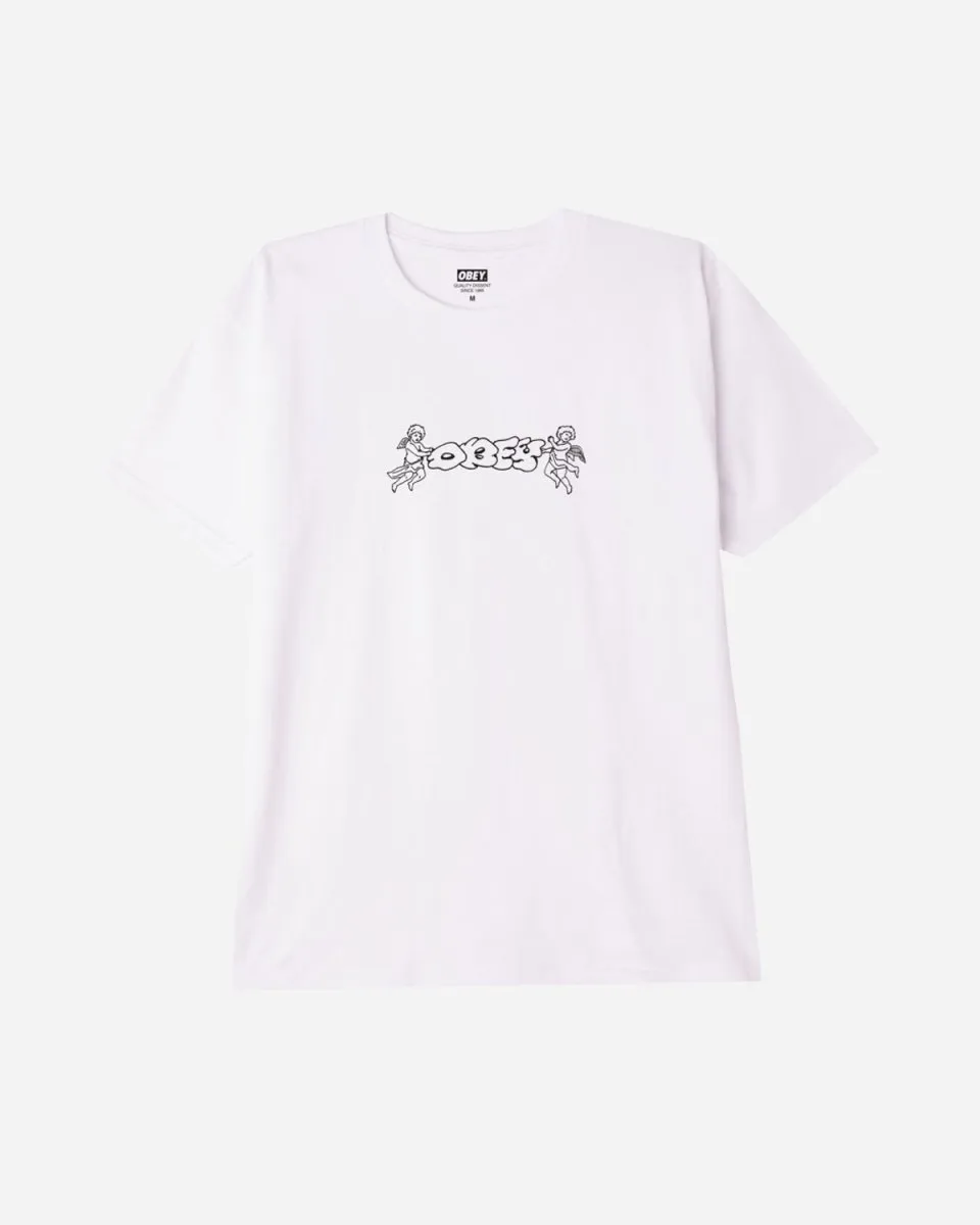 Cherub Throwie Tee - White