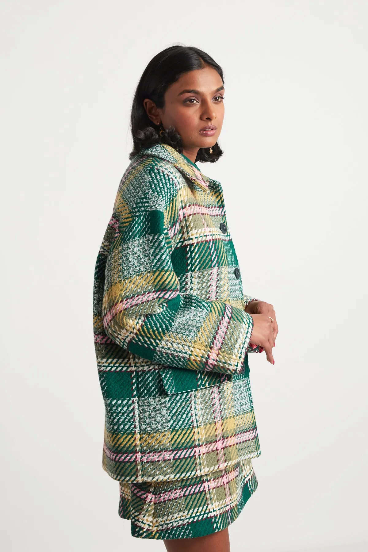 Dolce Jacket - Green Plaid