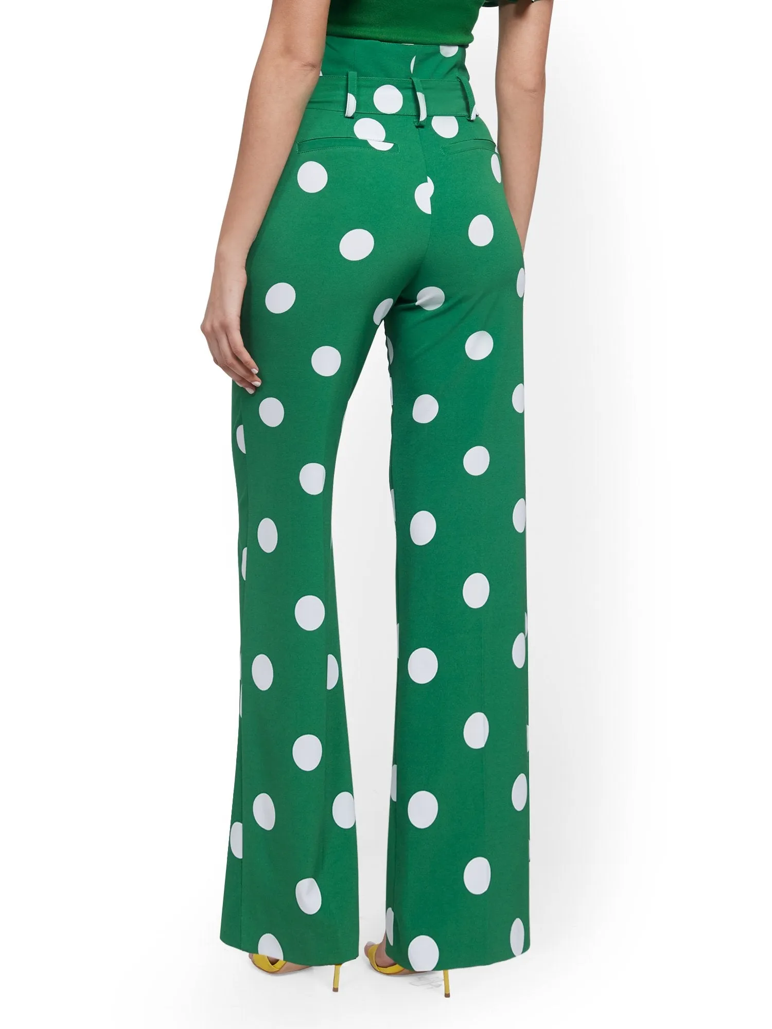 Dot-Print Palazzo Pant - 7th Avenue