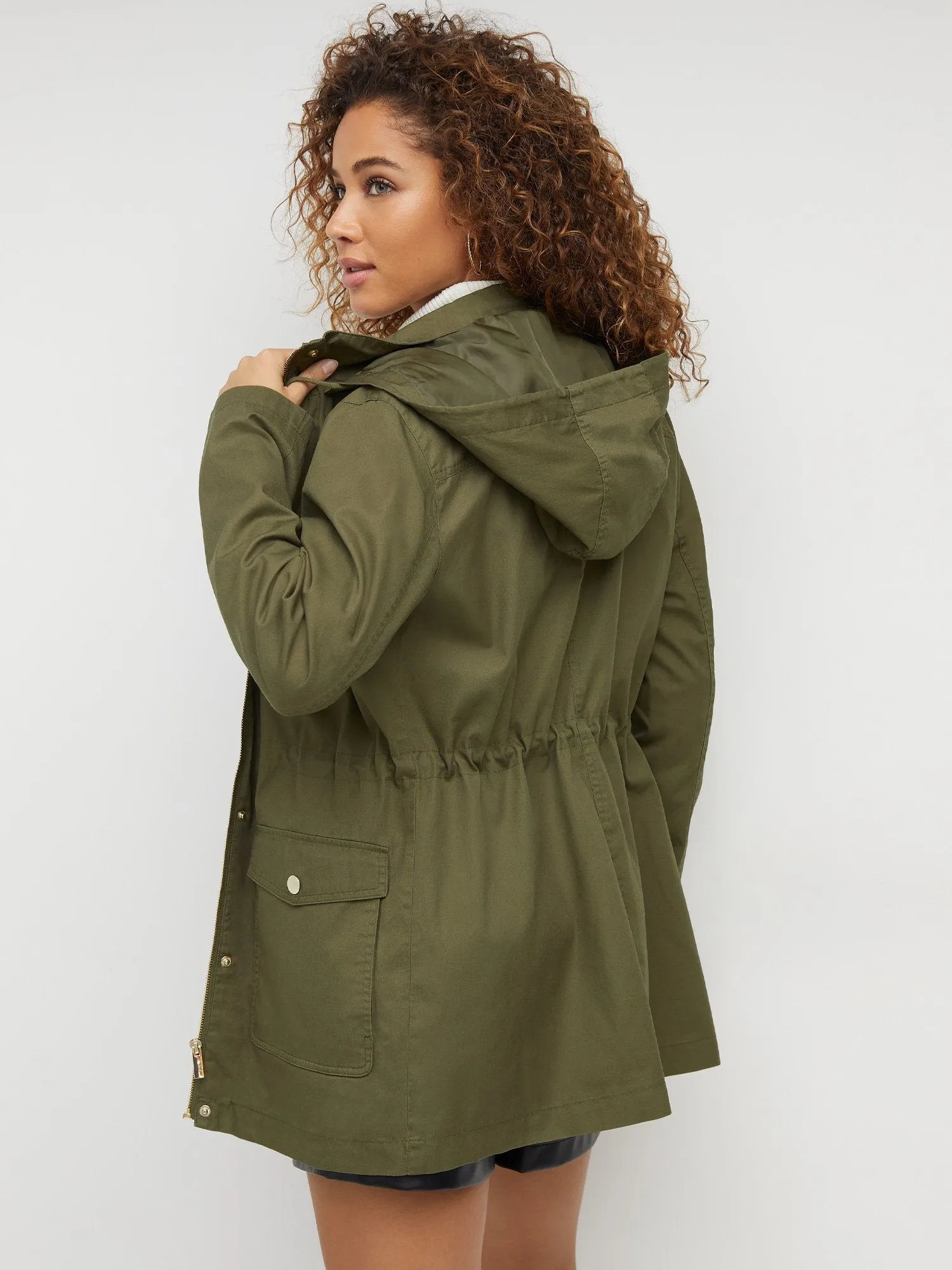 Double-Pocket Military Anorak