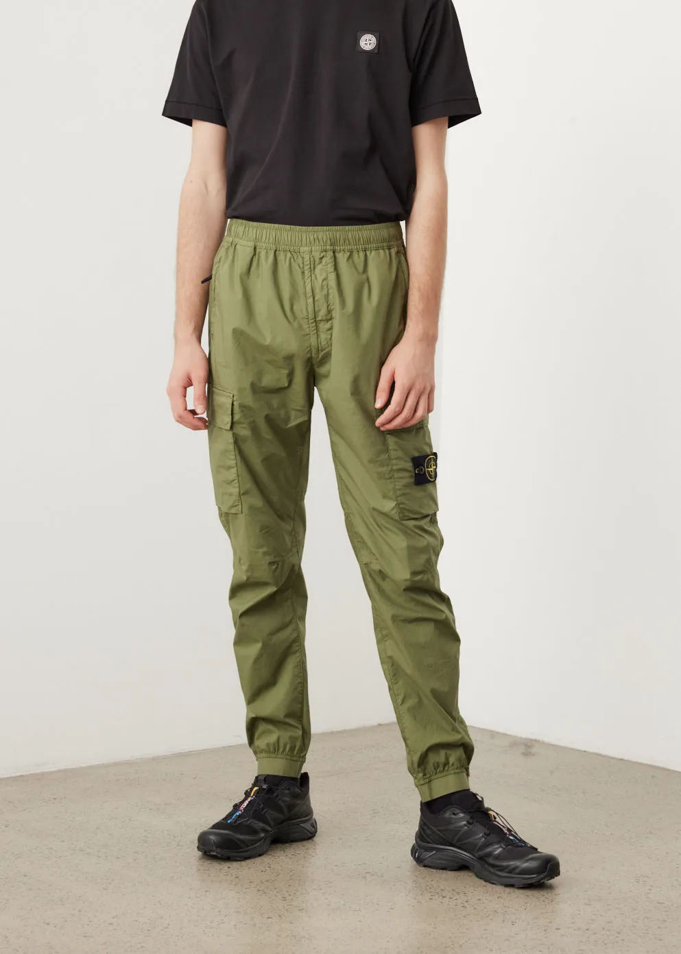 Elastic Waist Cargo Pants