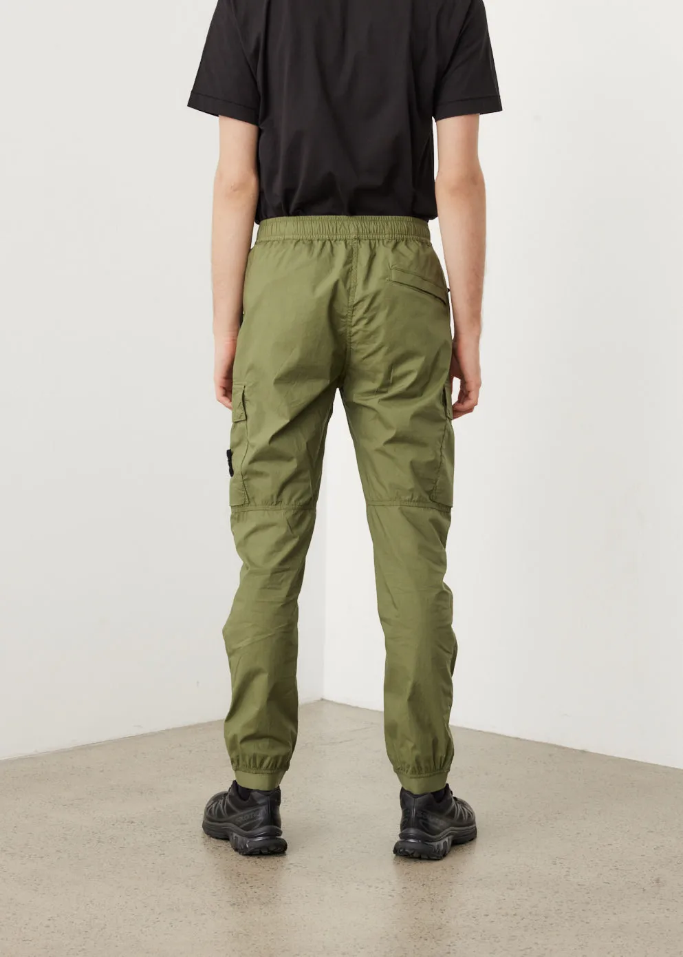 Elastic Waist Cargo Pants