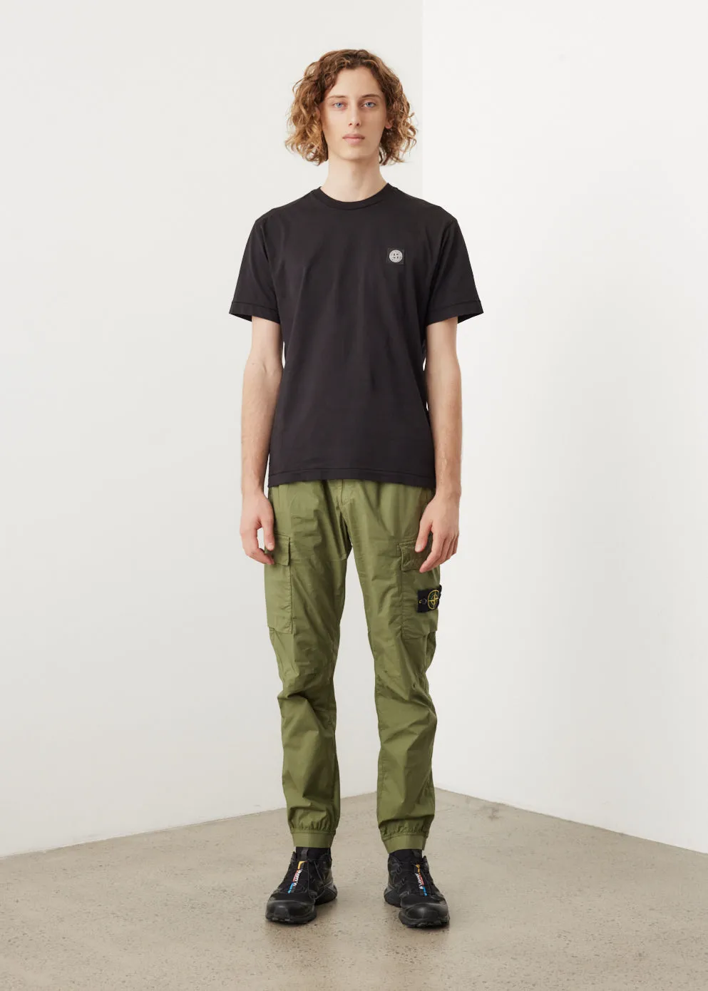 Elastic Waist Cargo Pants