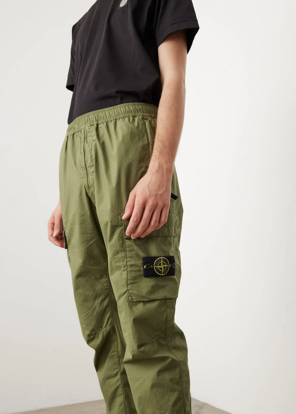 Elastic Waist Cargo Pants