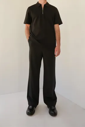 ELASTIC WAIST SUITING PANT