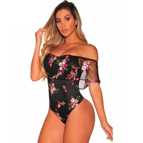 FLORAL NIGHTS BODYSUIT