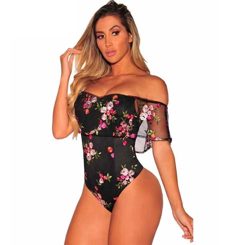 FLORAL NIGHTS BODYSUIT