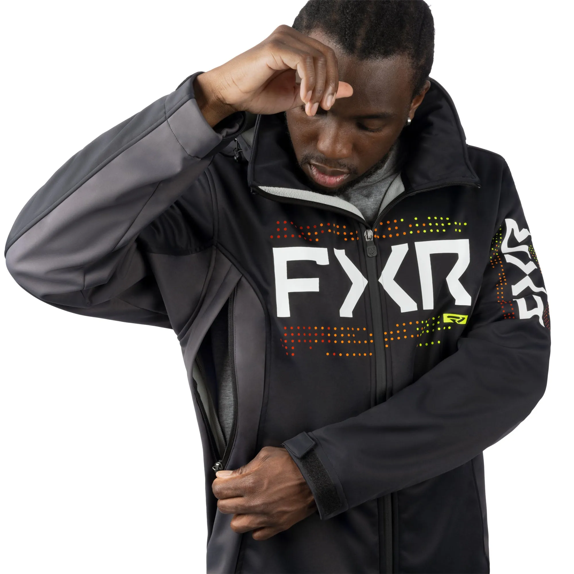 FXR Helium Softshell Jacket Black/Inferno