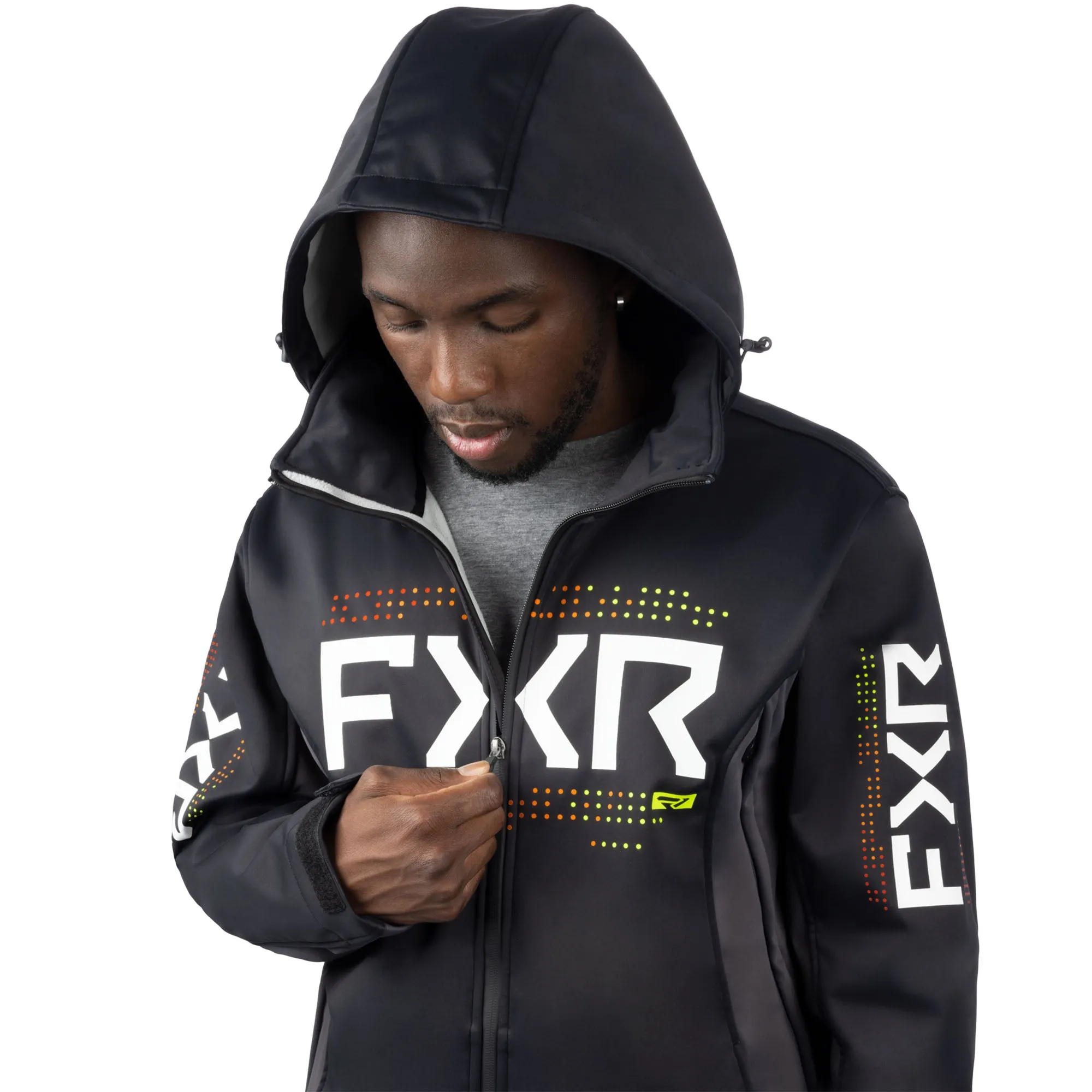 FXR Helium Softshell Jacket Black/Inferno