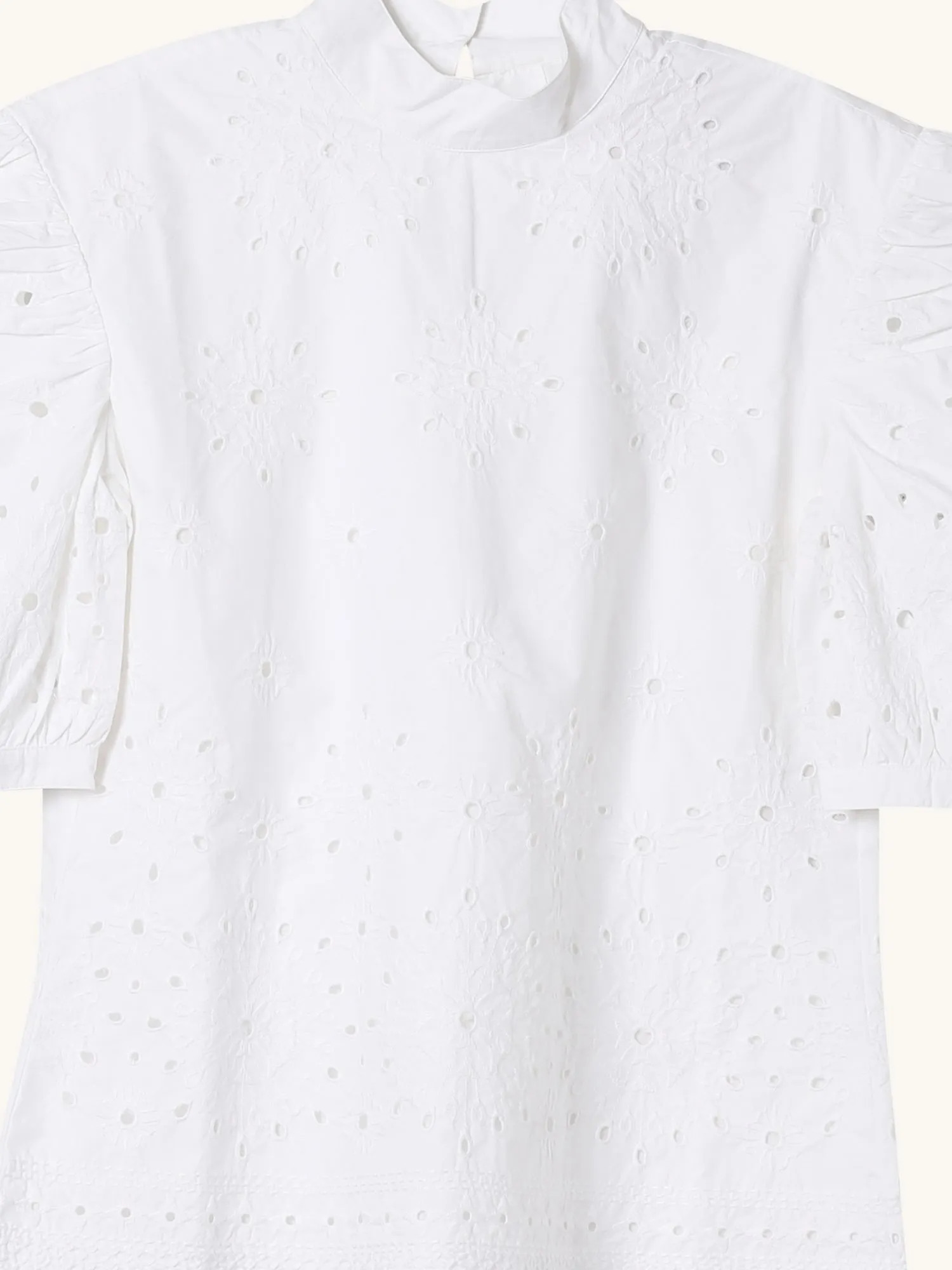 Gardenia Embroidered Top