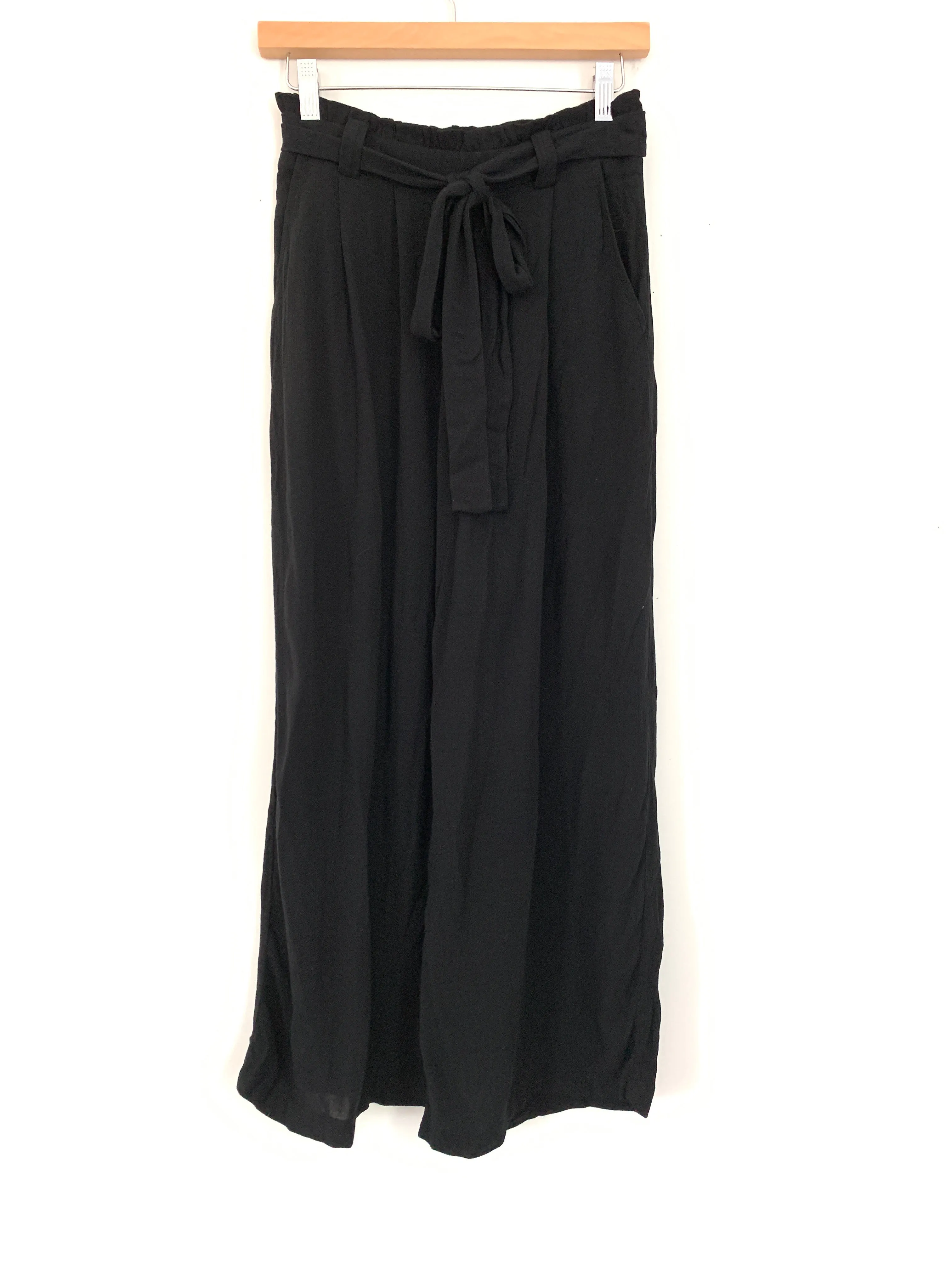 Gibson Black Paperbag Waist Palazzo Pants- Size XS (Inseam 24.5”)