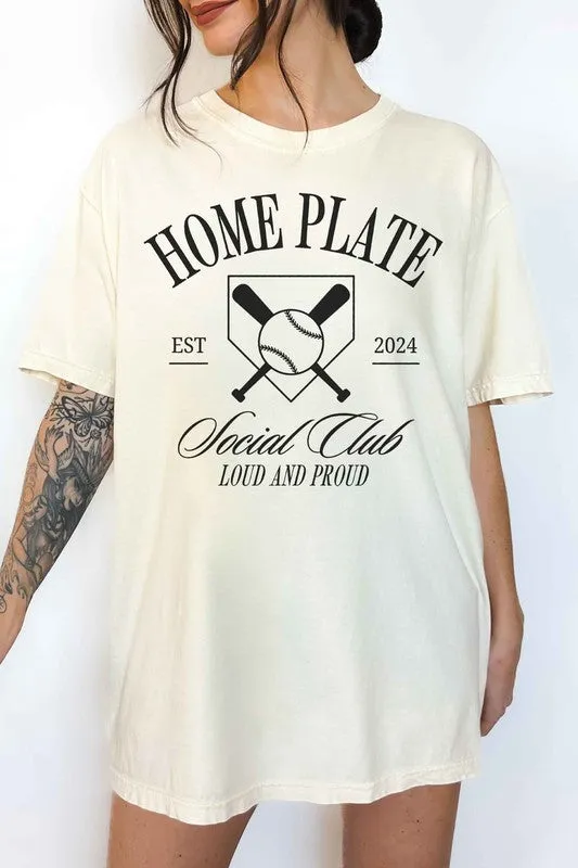 HOME PLATE SOCIAL CLUB OVERSIZED TEE