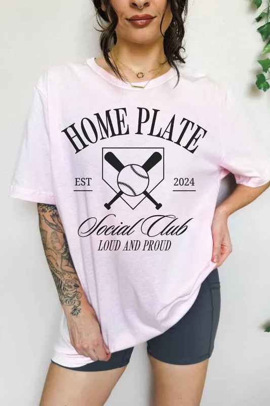 HOME PLATE SOCIAL CLUB OVERSIZED TEE