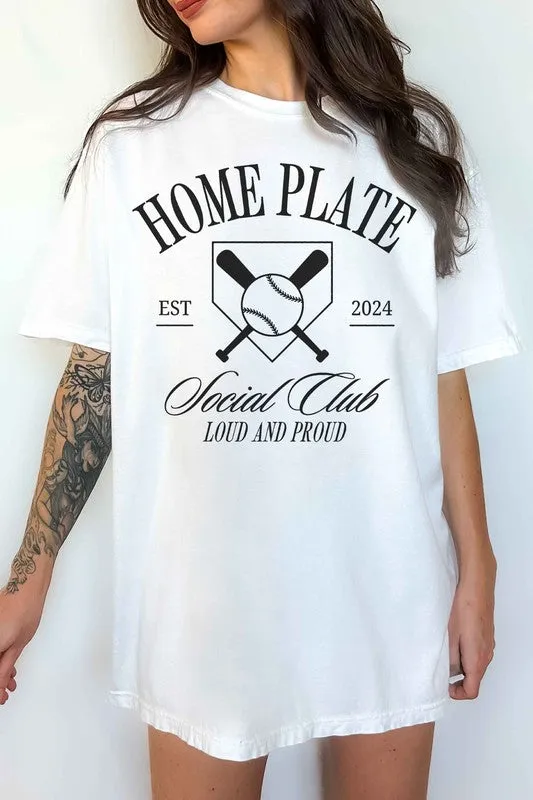 HOME PLATE SOCIAL CLUB OVERSIZED TEE