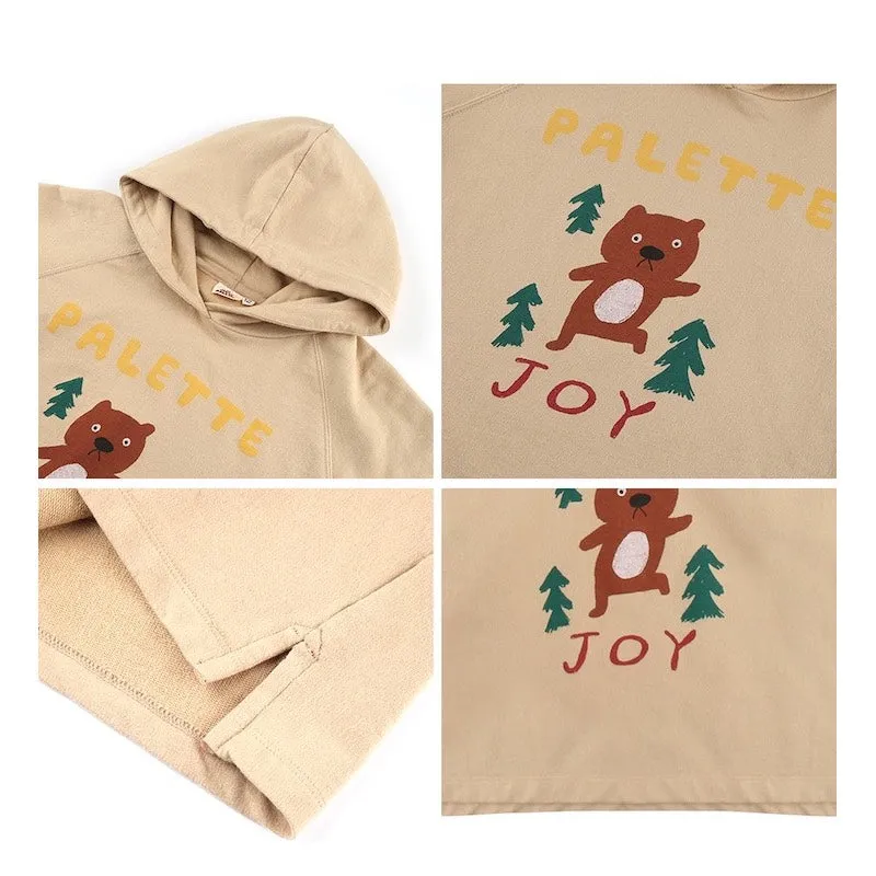 Jelly Mallow Palette Bear Hooded T-shirt