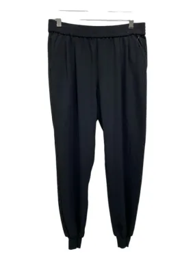 Joie Size S Black Polyester Elastic Waist Jogger Pants