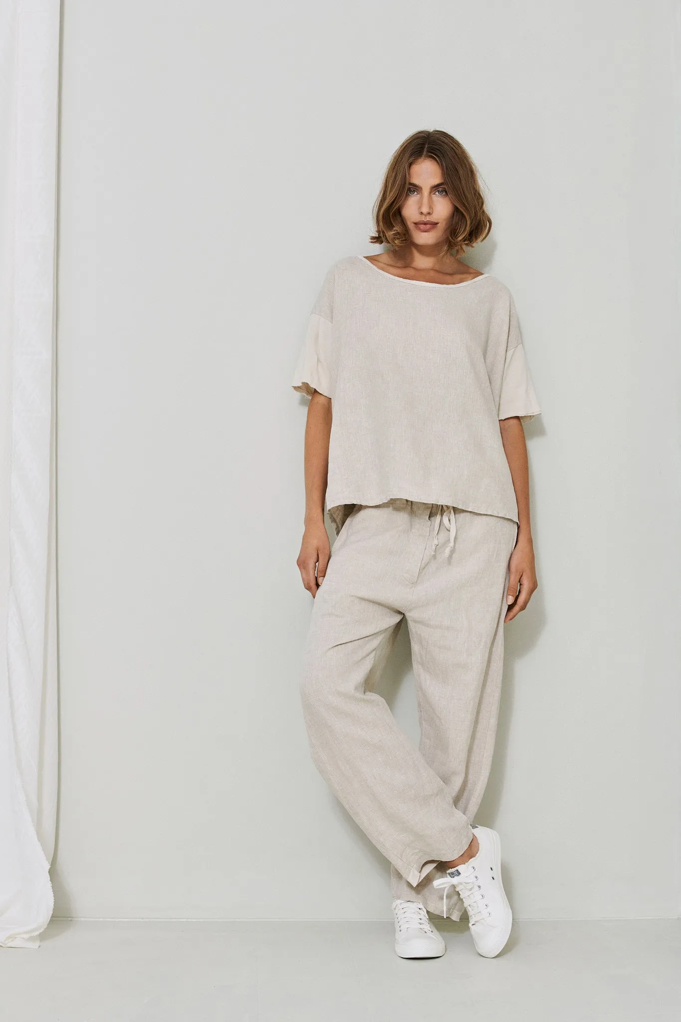 Linen Paperbag Pant