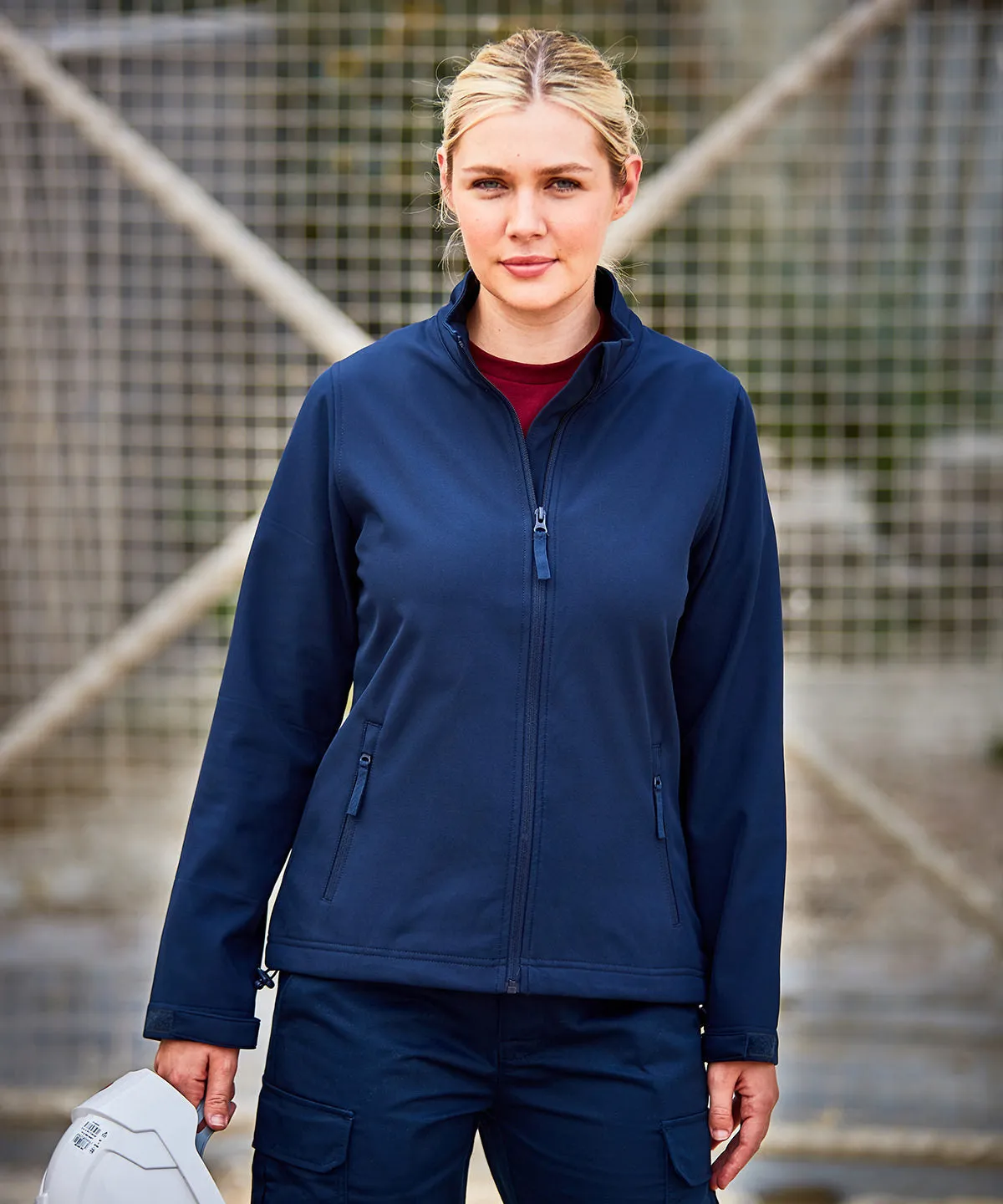 Navy - Women's Pro 2-layer softshell jacket (C)