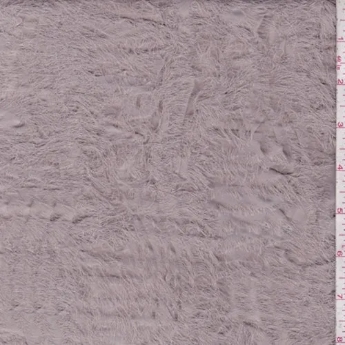 Pale Mauve Eyelash Chiffon Fabric