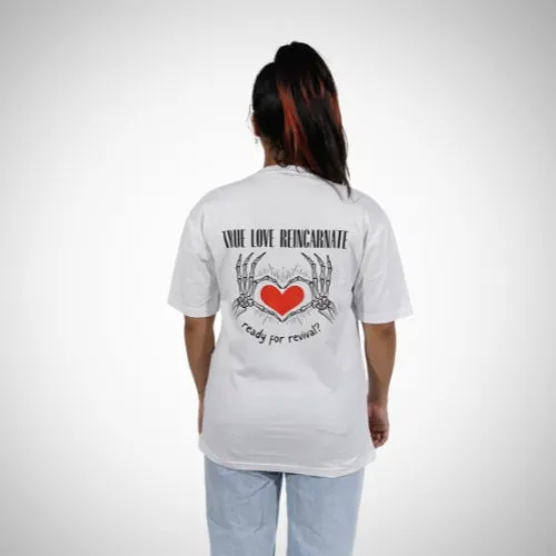 "One Vision" "Teddy" "True Love" Oversized Blue T-Shirt By DemonWear Combo Pack Of 3 for Her