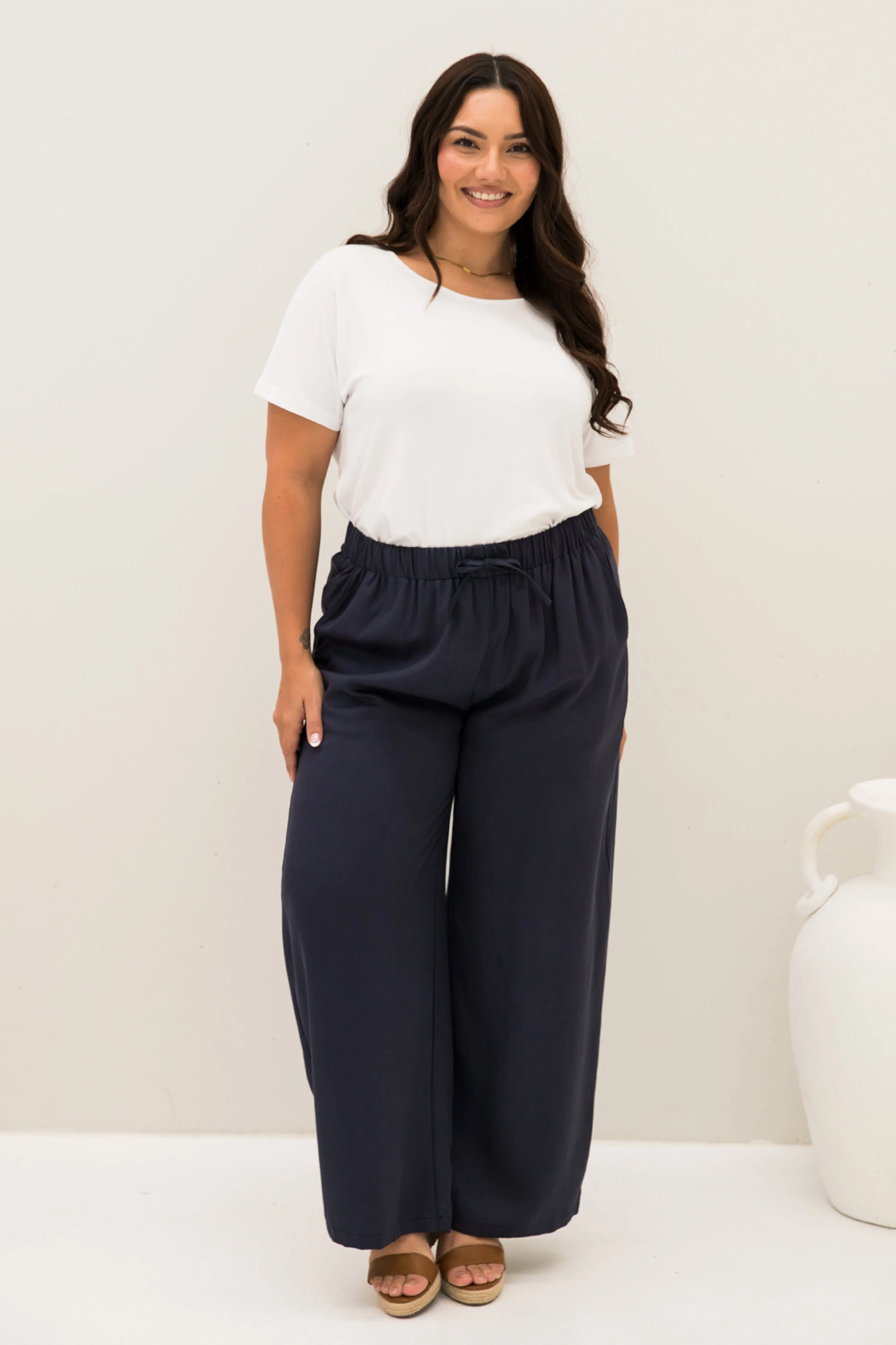 Samara Pant in Regatta Tencel