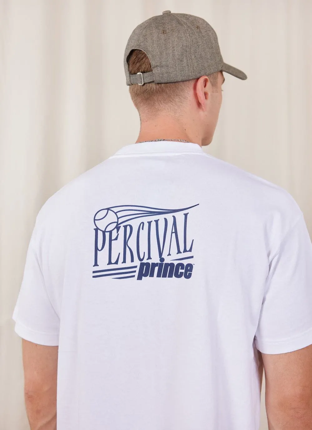 Serve Oversized T Shirt | Prince x Percival | White