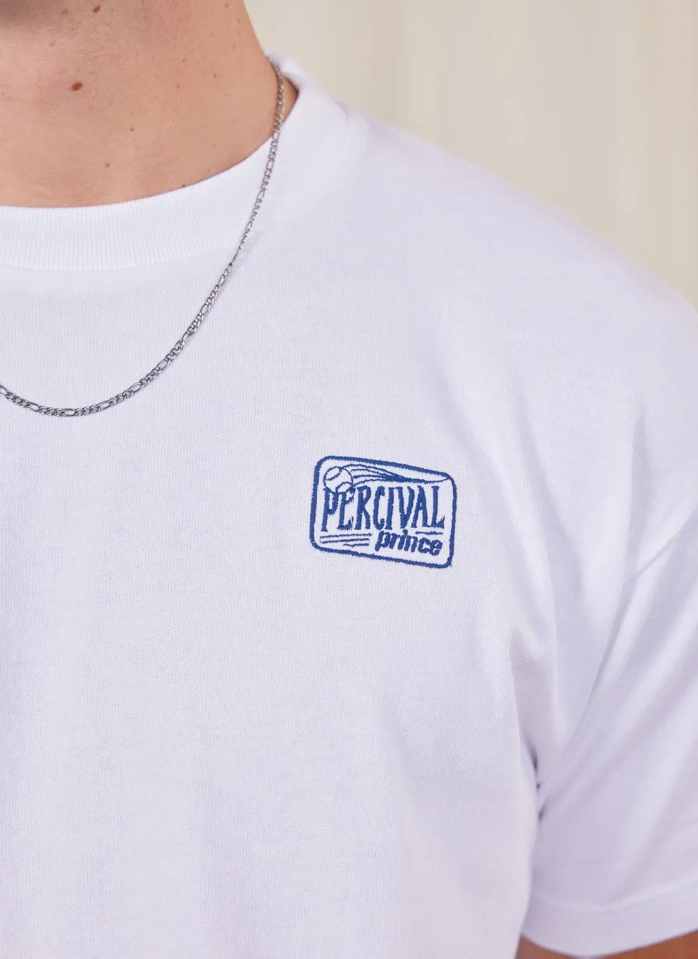 Serve Oversized T Shirt | Prince x Percival | White