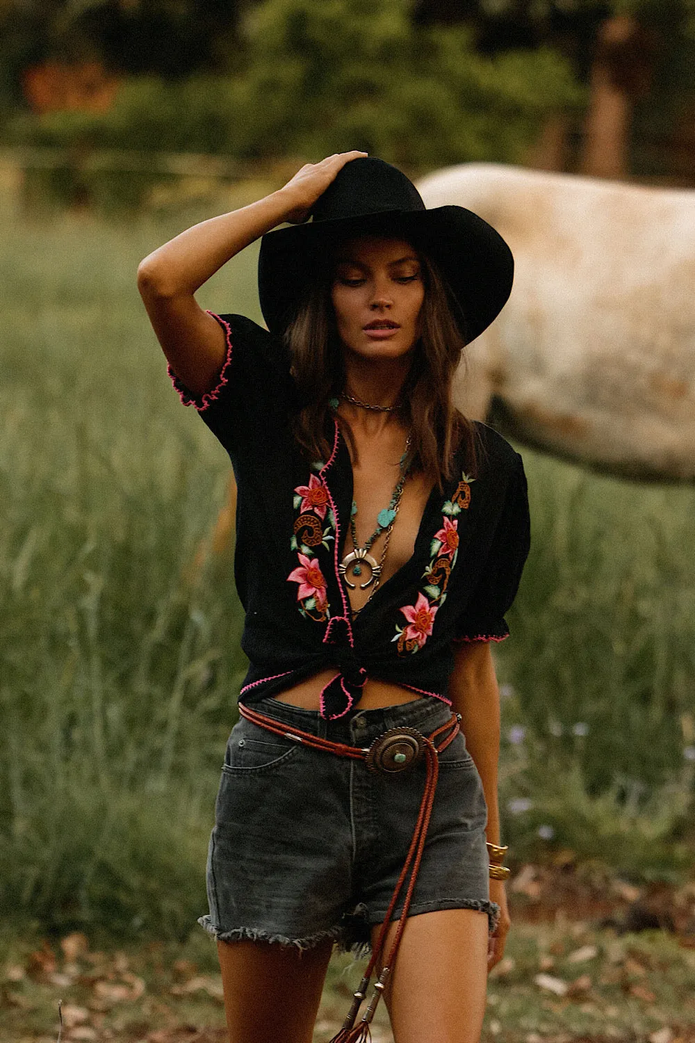 Song Of The Wind Embroidered Blouse