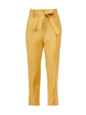 The Paperbag Belted Pant in Riesling