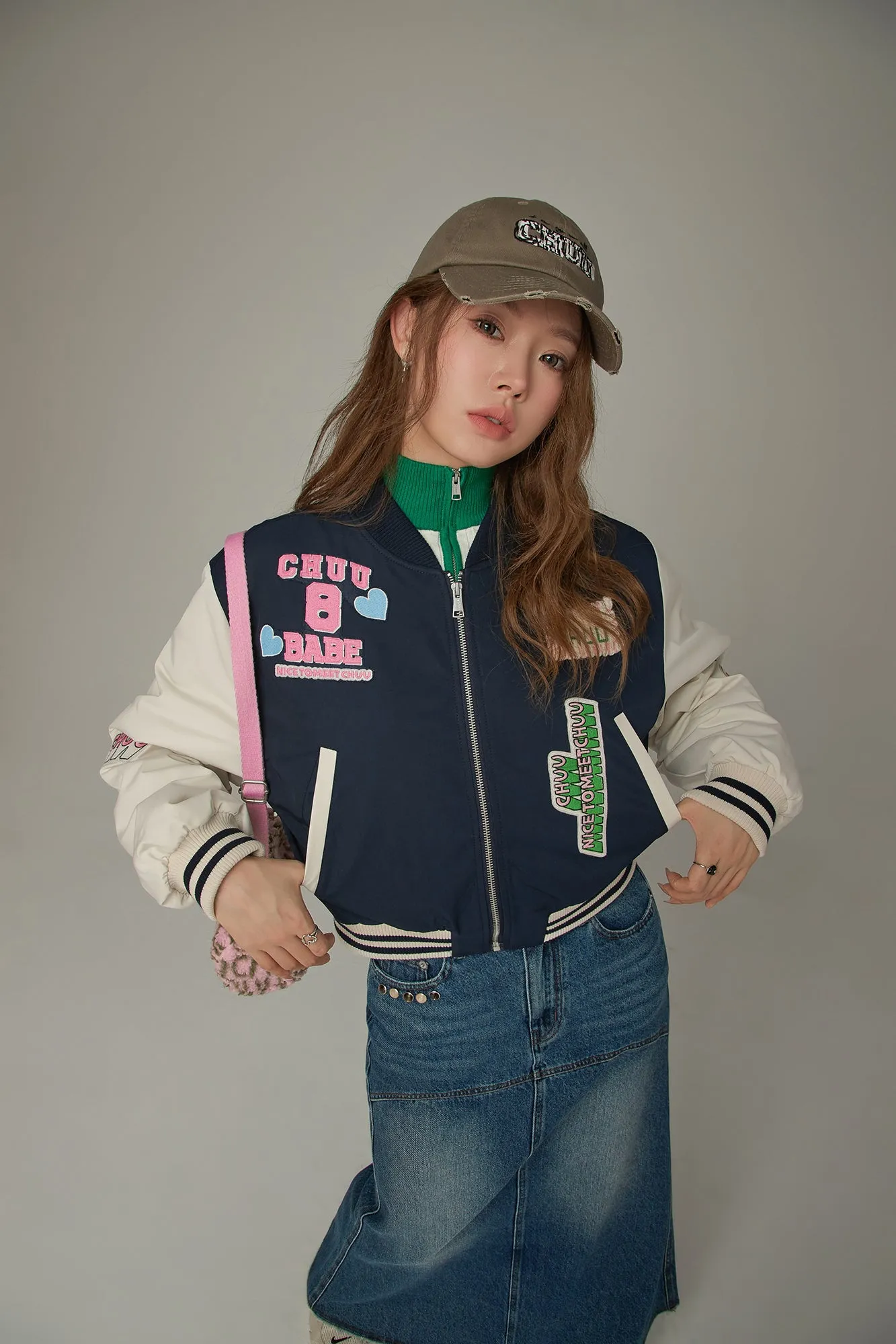 Varsity Boxy Sporty Jacket