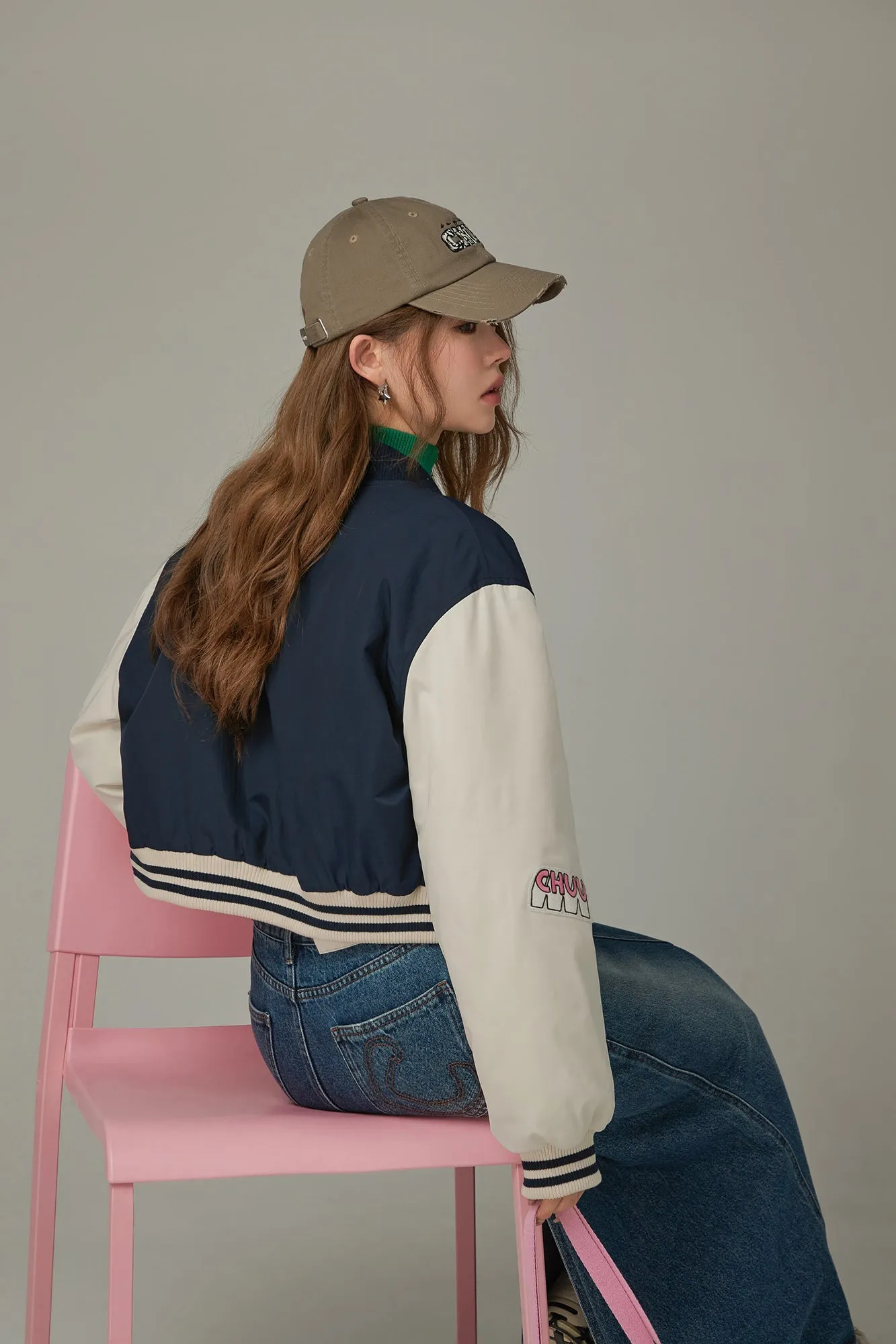 Varsity Boxy Sporty Jacket