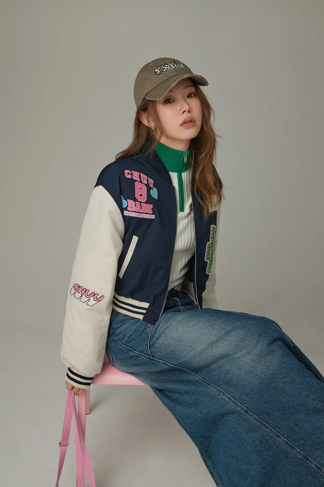 Varsity Boxy Sporty Jacket