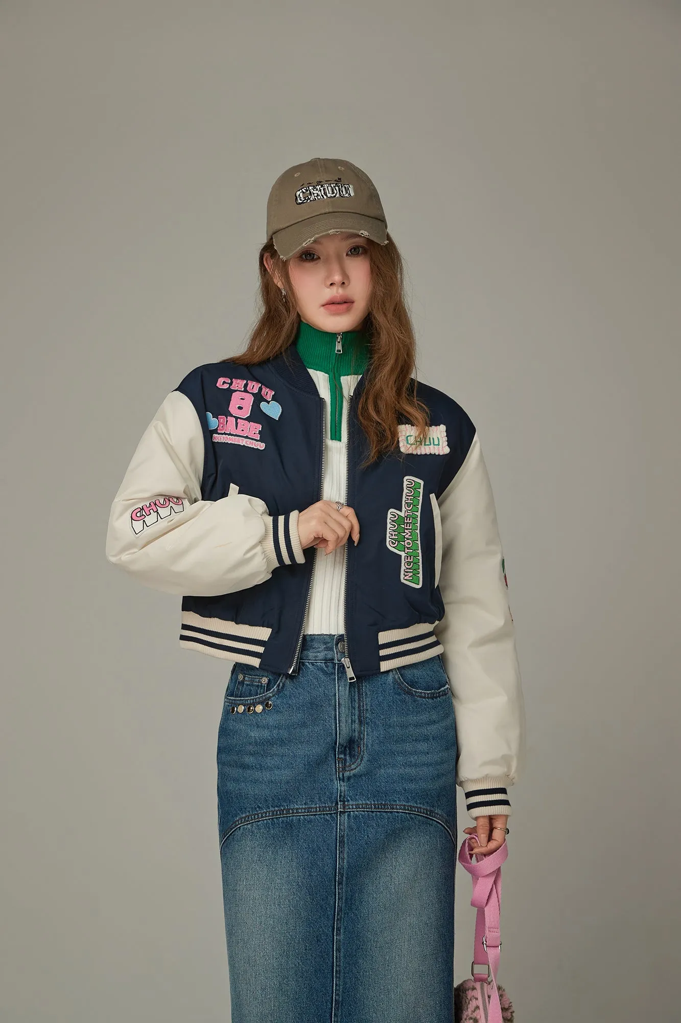 Varsity Boxy Sporty Jacket