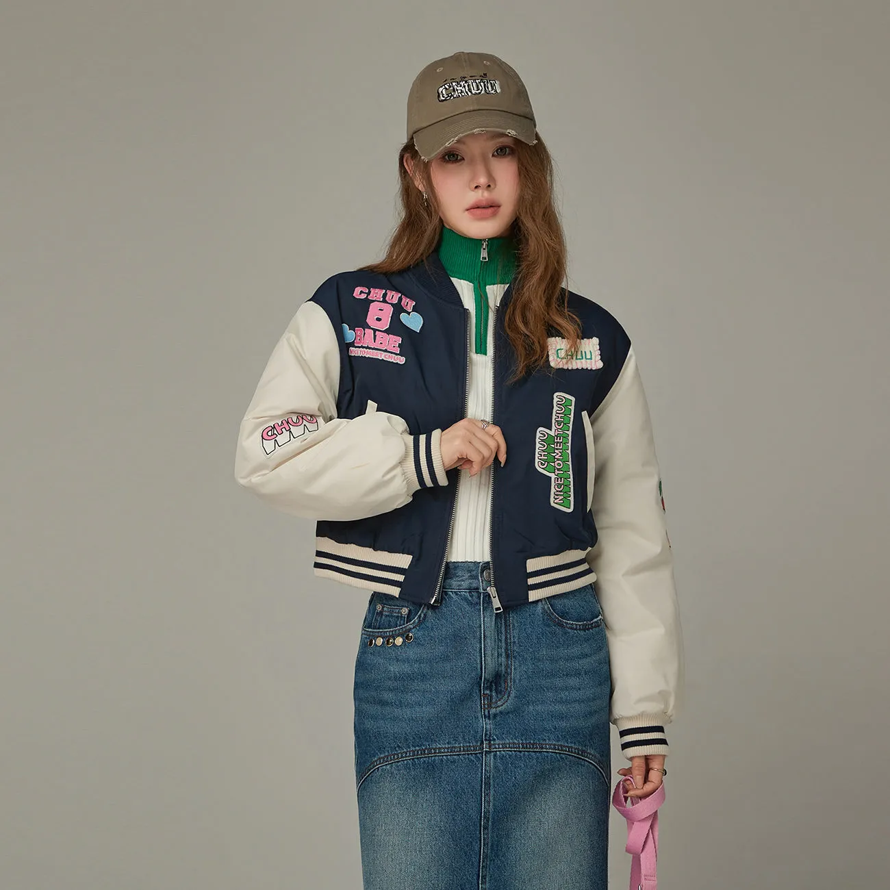 Varsity Boxy Sporty Jacket