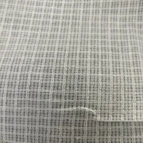 white cotton organdy 44&quot; wide micro check/window pane design 44" wide [8165]