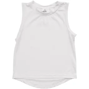 White High Low Tank